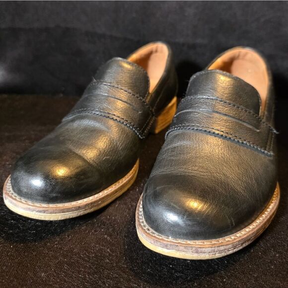 Josef Seibel Black Leather Womens Slip-Ons - Picture 4 of 10